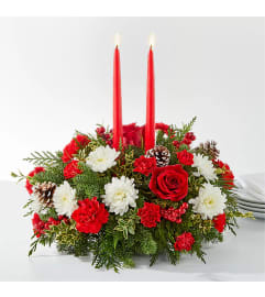 Holiday Soiree Centerpiece ™ FTD®. An arrangement by Grower Direct.
