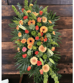 Sweet Standing Spray. An arrangement by Brooklin Floral and Garden Shoppe Inc..