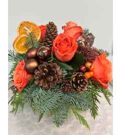 Terry's Chocolate Orange. An arrangement by Blossoms On The Trail.