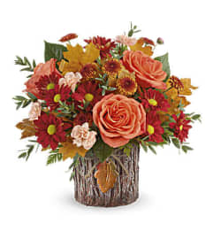 Teleflora's Enchanted Forest Bouquet. An arrangement by Michael's Flowers.