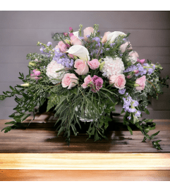 Pastel Paradise. An arrangement by Brooklin Floral and Garden Shoppe Inc..