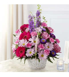 Pastel Peace Basket ™ FTD®. An arrangement by Grower Direct.
