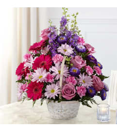 Pastel Peace Basket ™ FTD®. An arrangement by Grower Direct.