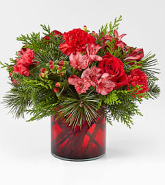 Merry Mistletoe Bouquet ™ FTD®. An arrangement by Grower Direct.