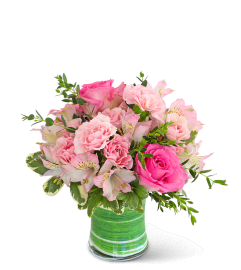 Pink Sugar. An arrangement by The Flower Shop of Lake Charles.