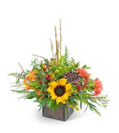 Seasons Change. An arrangement by The Flower Shop of Lake Charles.