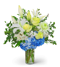 Peaceful Haven. An arrangement by The Flower Shop of Lake Charles.