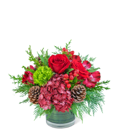 Cranberry Forest. An arrangement by The Flower Shop of Lake Charles.
