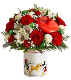 Cookie Jar Bouquet. An arrangement by Tallevast Florist.