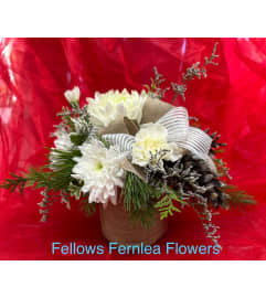 Fellows Winter Grace. An arrangement by Fellows Fernlea Flowers.