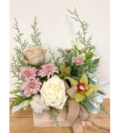 Blush Dreams. An arrangement by Mayfield Flowers.