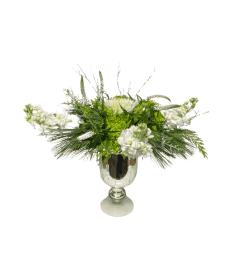Winters Embrace. An arrangement by Goodman's Florist.