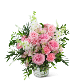 Parisian Pinkscape. An arrangement by The Flower Shop of Lake Charles.
