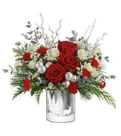 Teleflora's Winter Wishes. An arrangement by Love Floral.