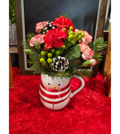 Frosty Mug. An arrangement by Weaver the Florist and Gifts.