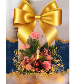 Custom Designed Centerpiece 1. An arrangement by A Loving Touch Florist.