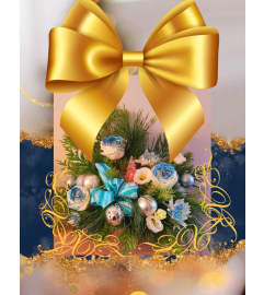 Custom Designed Splash of Color Centerpiece. An arrangement by A Loving Touch Florist.