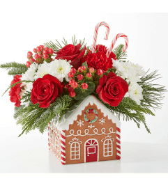 Gingerbread Bakery Bouquet. An arrangement by Susana's Flowers.