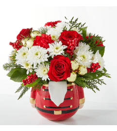 Merry Magic Nutcracker. An arrangement by Susana's Flowers.