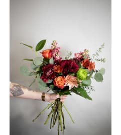 Designer's choice Hand-tied Bouquet: Bright. An arrangement by Enchanted Florist.