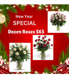 SPECIAL on roses. An arrangement by Flowers For You.