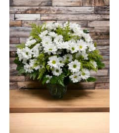 Daisy Love Bouquet. An arrangement by DMP Flowers and Gifts.