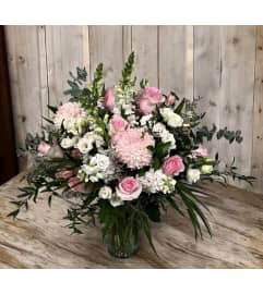 Tender Blooms Bouquet. An arrangement by DMP Flowers and Gifts.