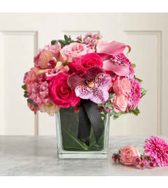Pretty Pinks. An arrangement by Flowers and Beyond.