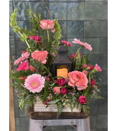 Berry Lantern. An arrangement by The Farm and Floral Market.