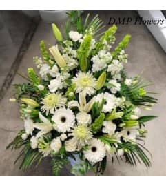 Enchanted whites. An arrangement by DMP Flowers and Gifts.