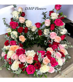 Field of roses. An arrangement by DMP Flowers and Gifts.