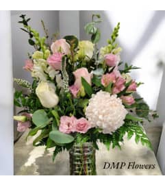 Pastel perfection. An arrangement by DMP Flowers and Gifts.