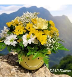 Happy place. An arrangement by DMP Flowers and Gifts.