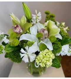 Fresh and Green. An arrangement by Flowerville.