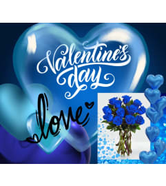 Blueberry Bliss Bouquet. An arrangement by A Loving Touch Florist.