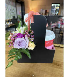 Special Delivery. An arrangement by Evergreen and Lily Floral Studio and Gifts.