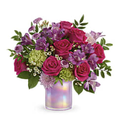 Lovely Lilac Bouquet. An arrangement by Tallevast Florist.