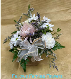 Whispers of Grace. An arrangement by Fellows Fernlea Flowers.