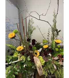 Northern Woods. An arrangement by Donato's Floral.