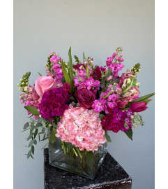Cherry Blossom. An arrangement by Blue Iris Florist.