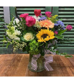 Vibrant Love Bouquet. An arrangement by Forest Florist.