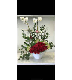 Elegant Orchid Romance. An arrangement by Hialeah Flowers.