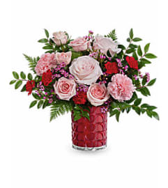 Enchanted Hearts Bouquet. An arrangement by Flowers of Jacksonville.