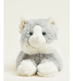Laying Down Gray Cat Warmie. An arrangement by Love Floral.