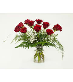 Lover, Lover, Lover. An arrangement by Vanessa's Flower Shop.