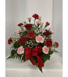 Valentine Infinite Devotion. An arrangement by Commerce Flowers.