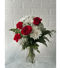 You and I. An arrangement by Brooklin Floral and Garden Shoppe Inc..