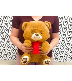 Teddy Brown. An arrangement by Mrs. Bee's Floral.