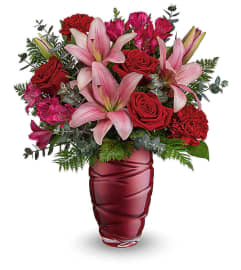 Swirling Embrace Bouquet. An arrangement by Margaret's Florist.