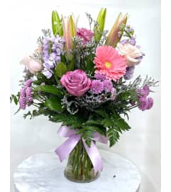 Lavender Dreams. An arrangement by Rosebud Studio Florist.